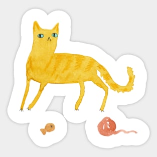 Nice Ginger Cat Sticker